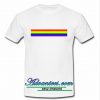 rainbow line T-shirt