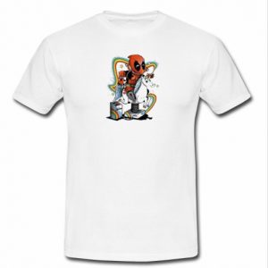 Deadpool unicorn T-shirt