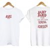 Saint pablo tour T-shirt twoside