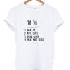 Coffee To Do List T Shirt