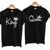 King Queen couple t shirt