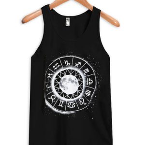 Moon and Horoscope Zodiac Tank top