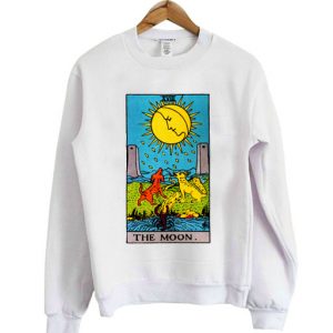 The Moon Tarot Card sweatshirt