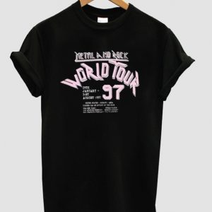 World Tour Metal Rock t shirt