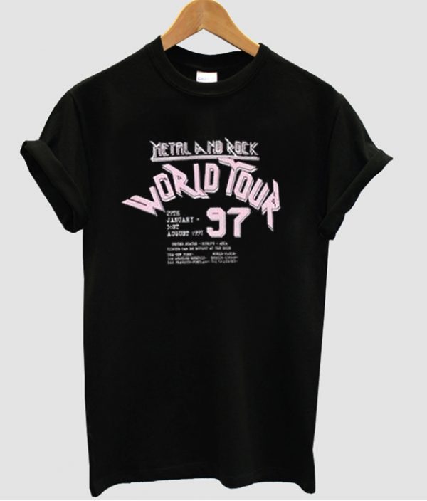 World Tour Metal Rock t shirt