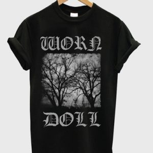 Worn doll T shirt