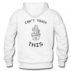 Can't touch this cactus hoodie back