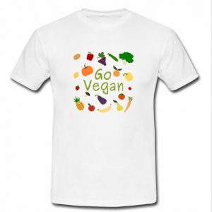 Go vegan t shirt