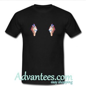 Ice Cream Cone Boobs T Shirt