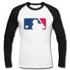 MLB baseball raglan longsleeve t shirt