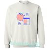 Peach Digital Sweatshirt