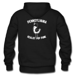 Pennsylvania Realist Pop Punk Hoodie Back