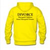divorce disruptel children hoodie back