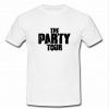 the party tour t shirt