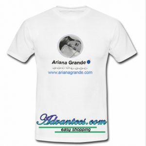 Ariana Grande on Twitter T shirt