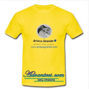 Ariana Grande on Twitter T shirts