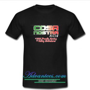 Cosa Nostra Pizza T shirt