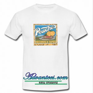 Peaches Records & Tapes t shirt