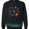 Planets Solar System and Stars Sweatshirt