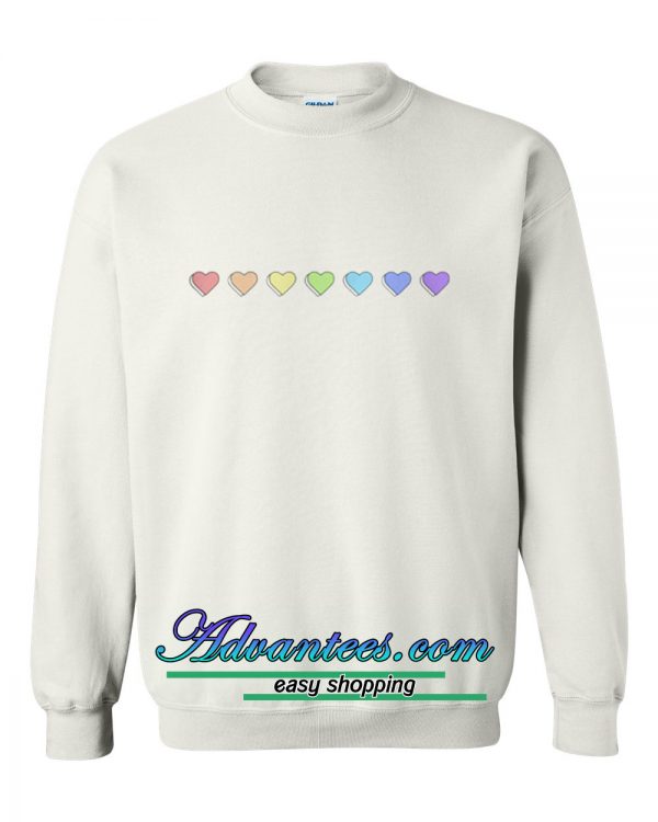 Rainbow Hearth Sweatshirt