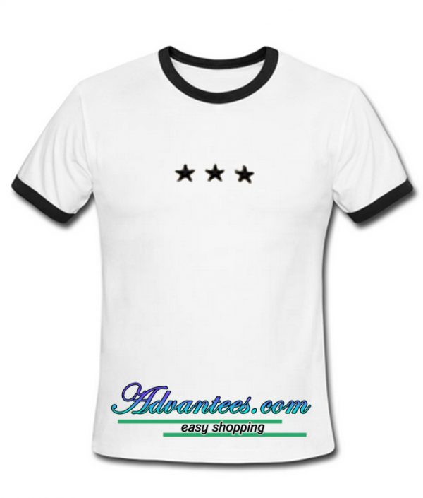 Triple Star ring t shirt