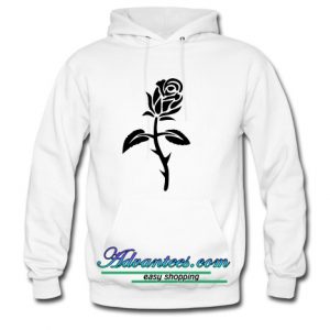 black rose hoodie