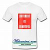 different is beautiful t shirt