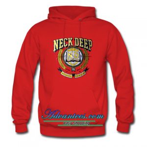 neck deep generic pop punk hoodie