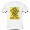 van gogh flower t shirt