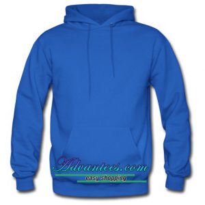 blue hoodie