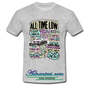 All Time Low Dear Maria T Shirt