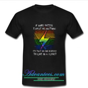 LGBT Harry Potter Rainbow t shirt