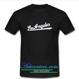 Los Angeles Lattering T shirt