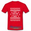 Merry Christmas Ya Filthy Animal t shirt