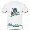 Rare Vintage 90s Bkliban Hawaii Crazy Cat Drawing T Shirt