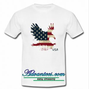 Red White and Blue Eagle T Shirt