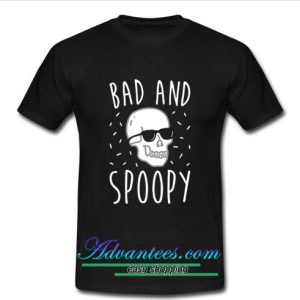 bad and spoopy t shirt