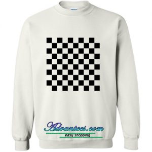 chess board sweatshirt