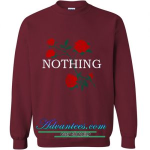 flower nothing sweatshirt