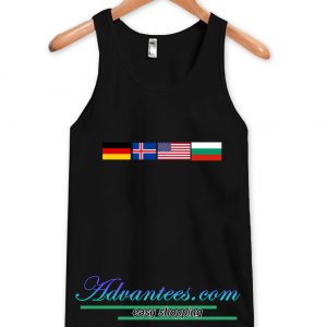 germany iceland america bulgaria flag tanktop