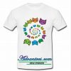 head cat spiral t shirt