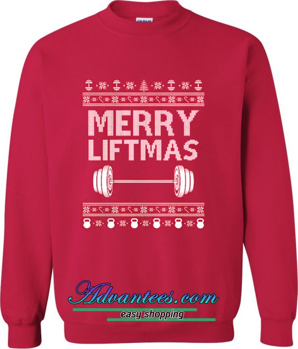 merry liftmas sweatshirt