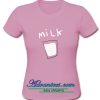 milk t shirt