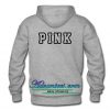 pink hoodie back