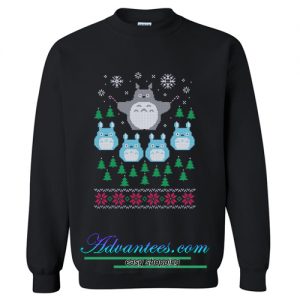 totoro Christmas Sweatshirt