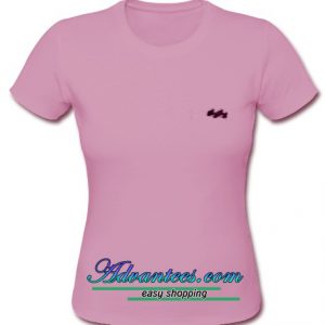 wavy pink t shirt