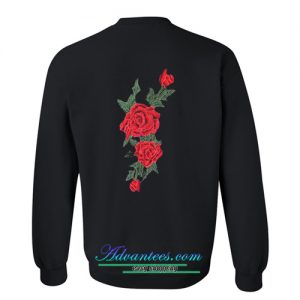 Rose Sweatshirt Back