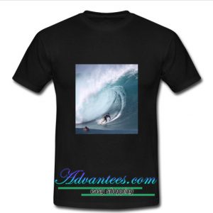 beach waves surfing t shirt