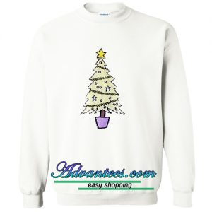 christmas tree holiday Sweatshirt