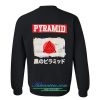 pyramid sweatshirt back